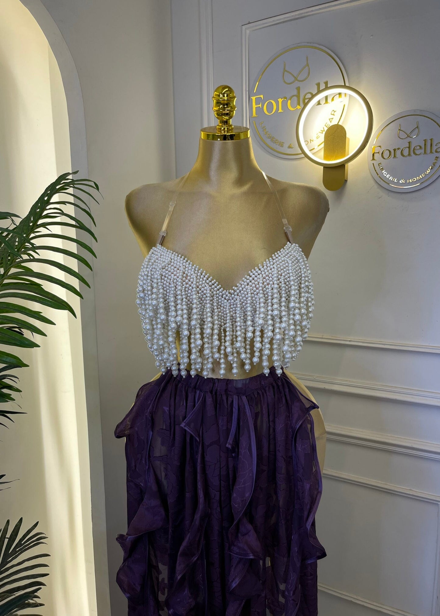 Perle Mystère Violet Costume de Danse Orientale