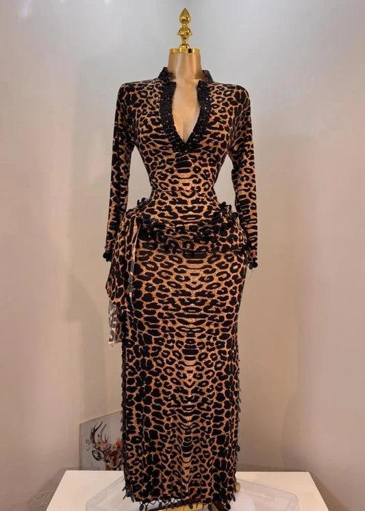 FIFI Tenue + Ceinture LEOPARD