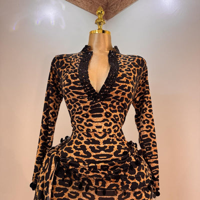 2 pièces GHANDORA leopard