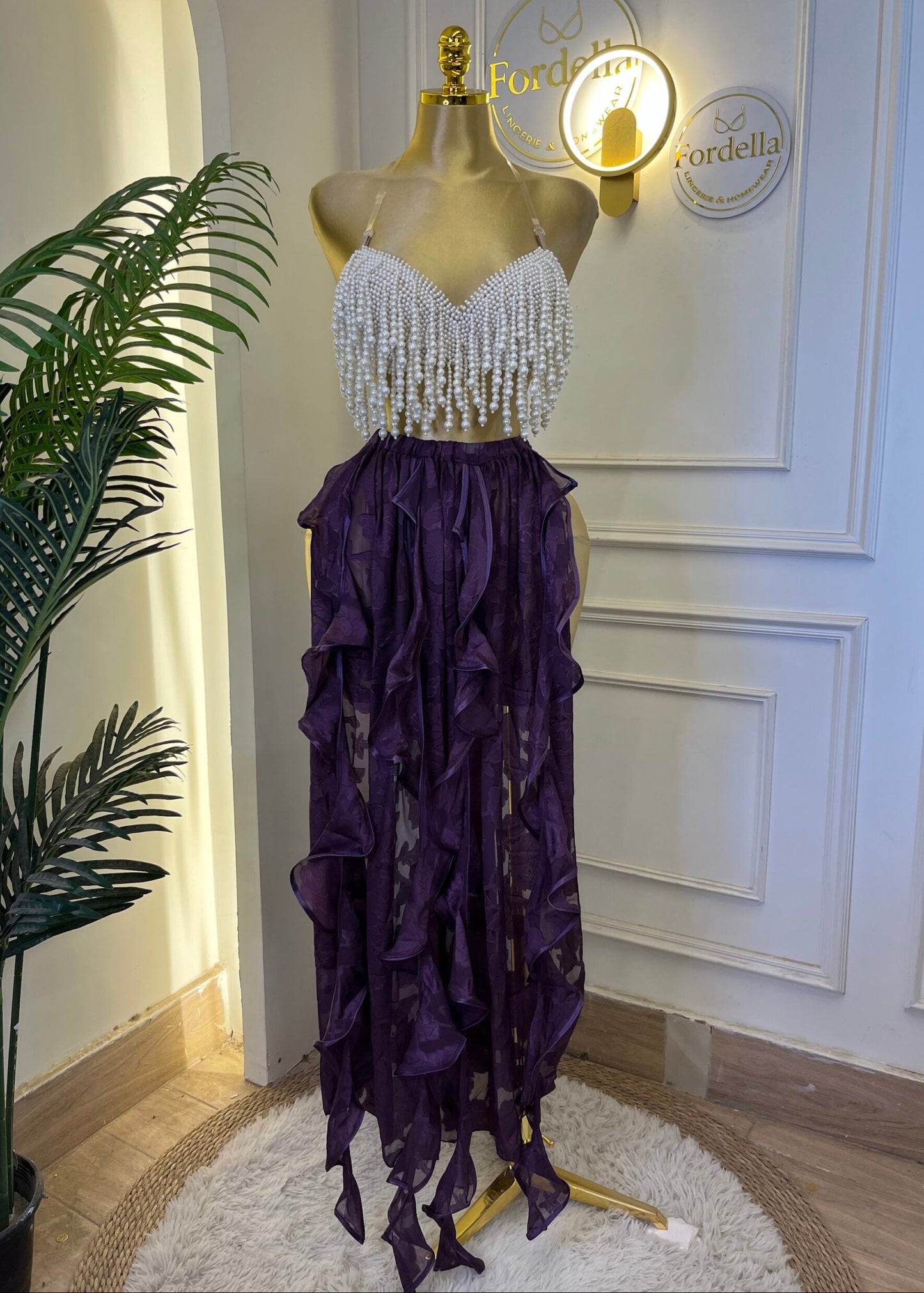 Perle Mystère Violet Costume de Danse Orientale